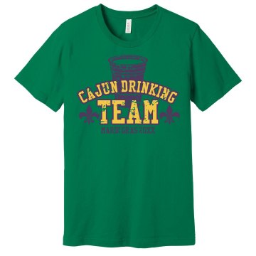 Cajun Drinking Team Unisex Gildan Heavy Cotton Crew Neck Tee