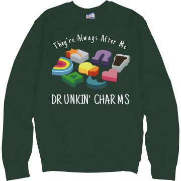 Luck Charms Junior Fit Bella 1x1 Rib Cap Sleeve Raglan Tee