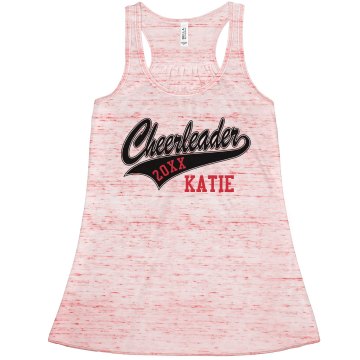 Cheerleader Tank Junior Fit Basic Bella 2x1 Rib Tank Top