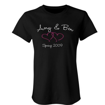 amy & ben Junior Fit Bella Sheer Longer Length Rib Tee