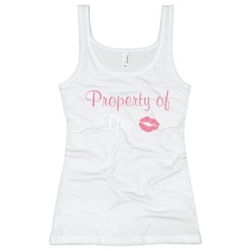 Property Of Ben Junior Fit Bella Sheer Longer Length Rib Tank Top