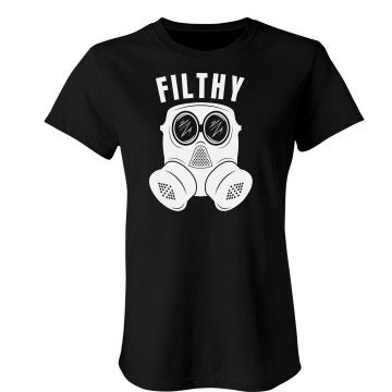 Filthy Dub Junior Fit Bella Crewneck Jersey Tee