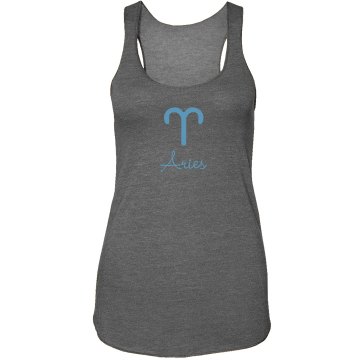 Aries Tank Junior Fit Bella Sheer Longer Length Rib Strap Tank Top