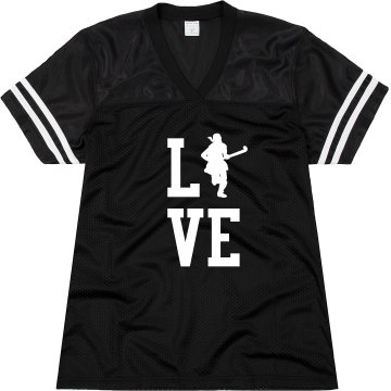 Love Field Hockey Junior Fit Soffe Mesh Football Jersey