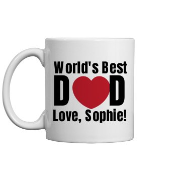World's Best Dad Mug 11oz Ceramic Coffee Mug