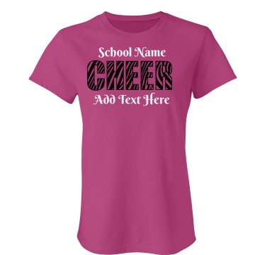 Cheer Mom Junior Fit American Apparel Fine Jersey Tee