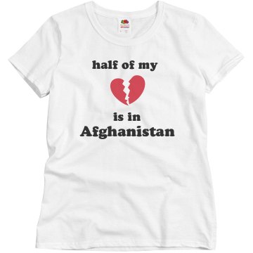 Half Of My Heart Misses Relaxed Fit Basic Gildan Ultra Cotton Tee