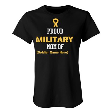 US Army Mom Misses Relaxed Fit Gildan Heavy Cotton Tee