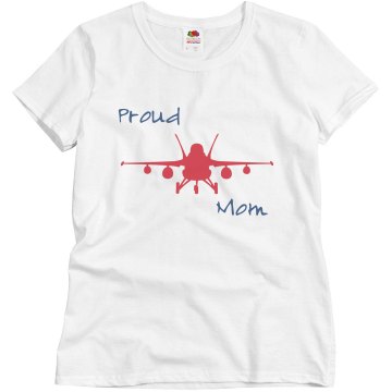 Proud AF mom Misses Relaxed Fit Basic Gildan Ultra Cotton Tee