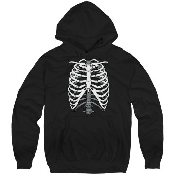 Trick or Treat w/ Back Unisex Hanes Ultimate Cotton Heavyweight Hoodie