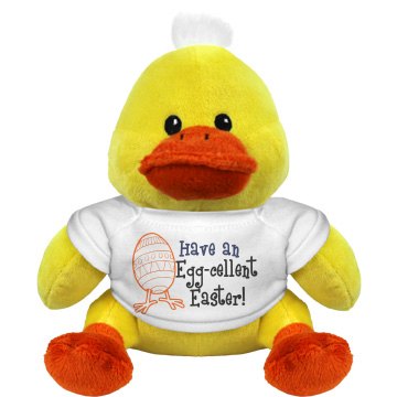 Egg-cellent Easter Plush Duckie