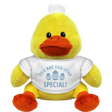 You're Egg-stra Special Plush Duckie