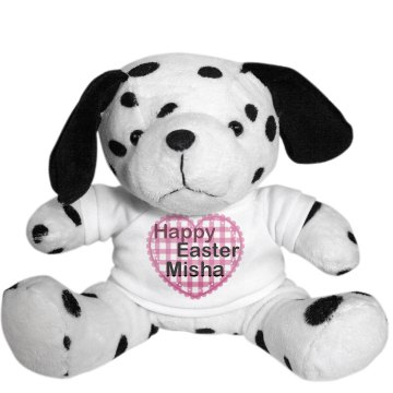 Happy Easter Puppy Plush Dalmatian Dog