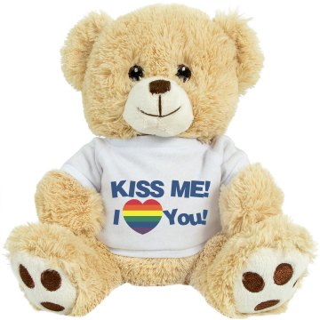 Kiss Me Pride Love Plush Tiger