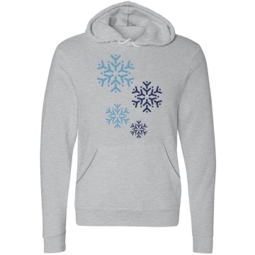 Snowflake Longsleeve  Unisex Gildan Heavy Blend Hoodie