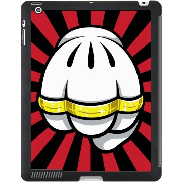 Gold Knuckles Glove Black iPad Smart Cover