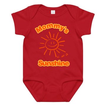Mommy's Sunshine Infant Rabbit Skins Lap Shoulder Creeper
