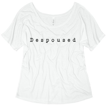 Despoused Junior Fit Bella Sheer Longer Length Scoopneck Tee
