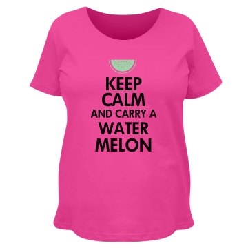 Keep Calm Watermelon Maternity LA T Sportswear Tee