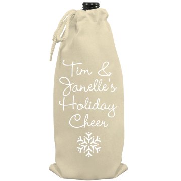 Pour The Holiday Cheer Port Authority Wine Bag