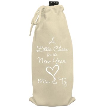 New Year Cheer Port Authority Wine Bag