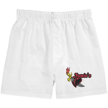 Romantic Heart Flame Unisex Robinson Boxer Shorts