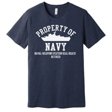 Retired from Navy Unisex Gildan SoftStyle Tee