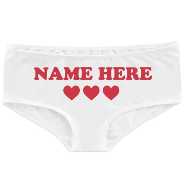 Love Undies Bella Contrast Satin Trim Thong