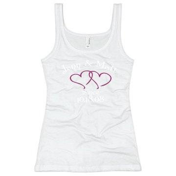 Sweetest Day Cami Junior Fit Bella Sheer Jersey Longer Length Tank Top