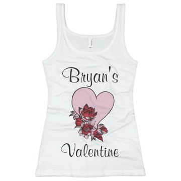 Bryan's Valentine Junior Fit Bella Sheer Longer Length Rib Strap Tank Top