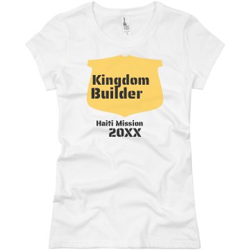 Kingdom Builder Junior Fit Basic Bella Favorite Tee