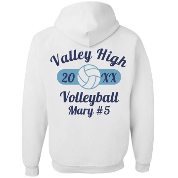 Valley High Volleyball Unisex Gildan Heavy Blend Full Zip Hoodie