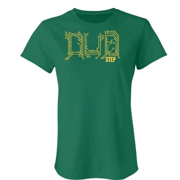 Circuit Dubstep Junior Fit Bella Crewneck Jersey Tee