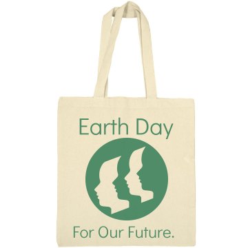The Future of Earth Day Liberty Bags Canvas Tote