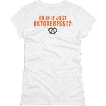 That A Sausage? w/ Back Junior Fit Basic Bella Favorite Tee