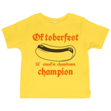 Lil' Smokie Chowdown  Toddler Gildan Ultra Cotton Crew Neck Tee