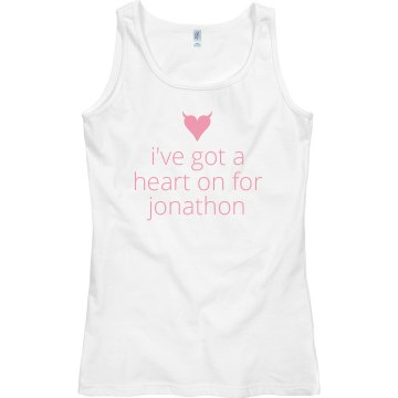 Heart On for John Junior Fit Bella Sheer Longer Length Rib Tank Top