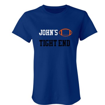 John's Tight End Junior Fit Bella Crewneck Jersey Tee