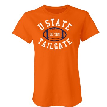 Tailgate Junior Fit Bella Crewneck Jersey Tee