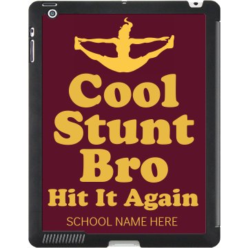 Cool Stunt School Colors Black iPad Smart Cover