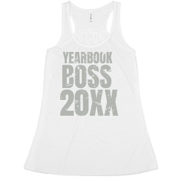 Yearbook Boss Tank Misses Bella Flowy Boxy Lightweight Crop Tank