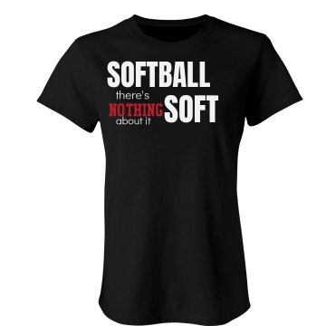 Nothing Soft About It Junior Fit Bella Crewneck Jersey Tee