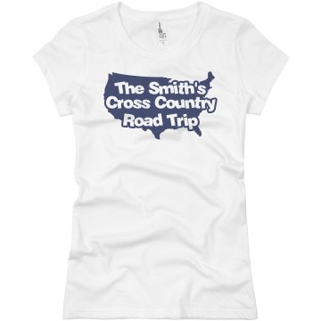 Cross Country Tee Junior Fit Basic Bella Favorite Tee