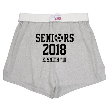 Senior Soccer Team Junior Fit Soffe Cheer Shorts