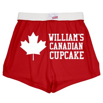 Bill's Canada Cupcake Junior Fit Soffe Cheer Shorts