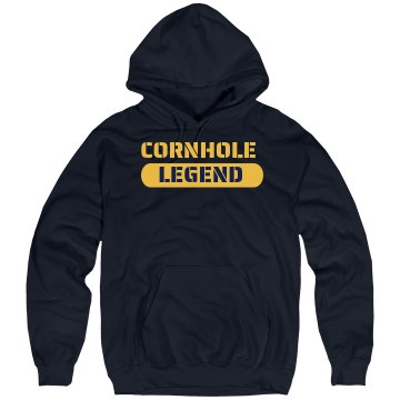 Cornhole Legend Unisex Hanes Ultimate Cotton Heavyweight Hoodie