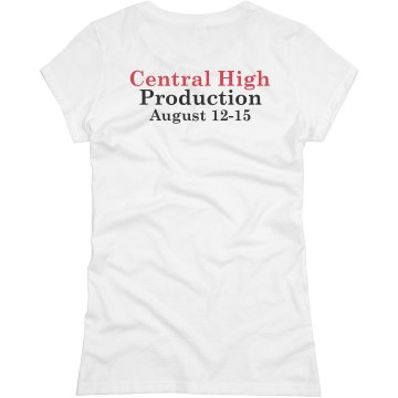 Romeo Juliet Play w/ Back Junior Fit Basic Bella Favorite Tee