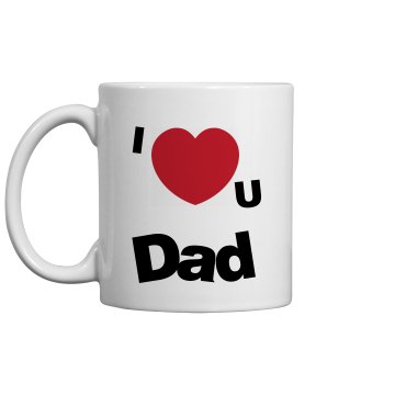 I Love You Mug 11oz Ceramic Coffee Mug