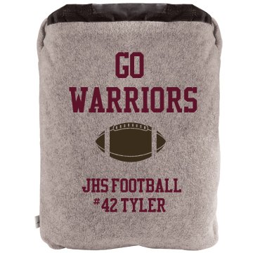 Custom Pillow Blanket 2-in-1 Poly Fleece Pillow Blanket 