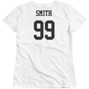 Name & Number Tool Misses Relaxed Fit Basic Gildan Ultra Cotton Tee